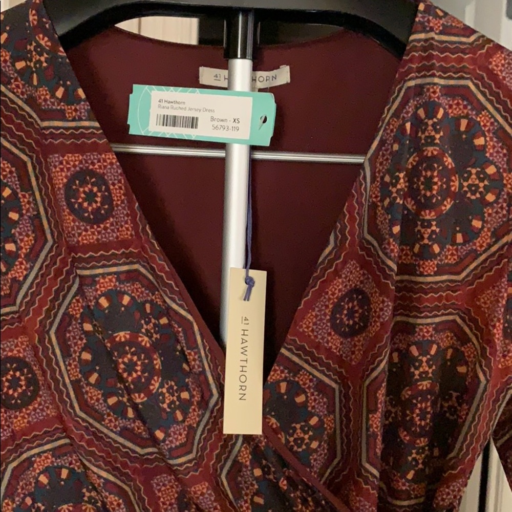 41 Hawthorn Ariana Ruched Jersey dress